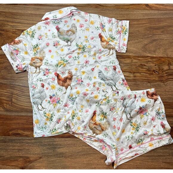Chicken Pajamas Women's Medium New - Picture 3 of 3